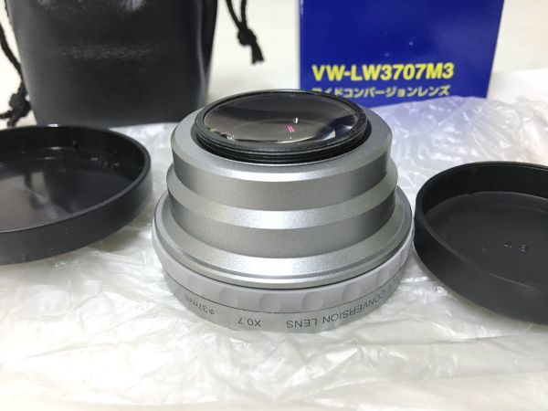 O2-098◆Panasonic パナソニック ワイドコンバージョンレンズ 光学機器 VW-LW3707M3 (箱損傷有り) 現状品_画像3