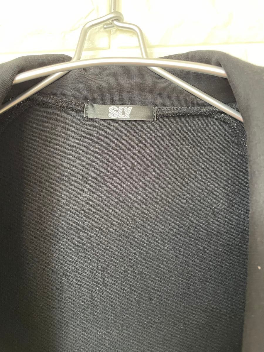SLY ブラック 薄手ジャケット コットン素材 サイズ1