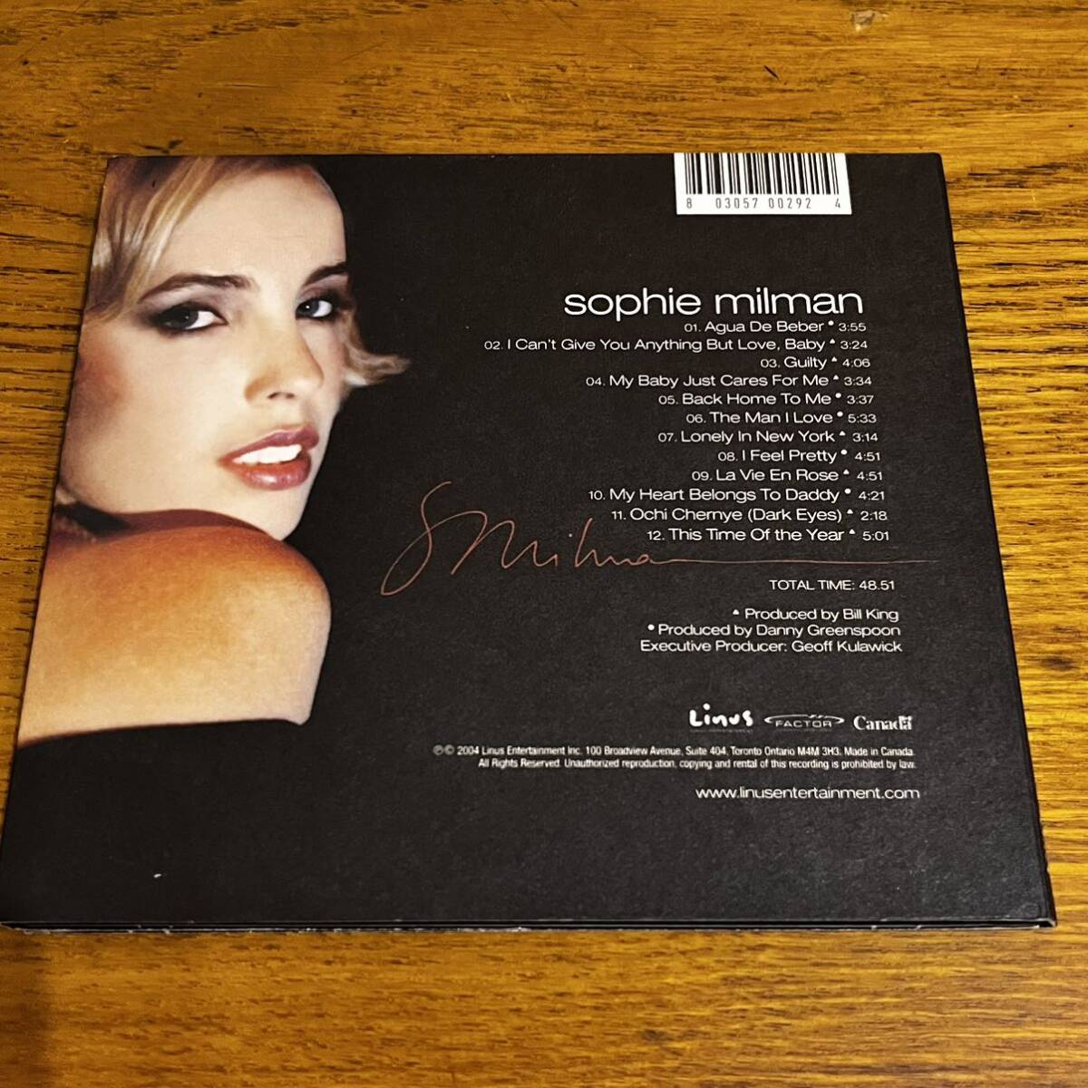 CD ソフィー・ミルマン SOPHIE MILMAN デジパック ディスク良好_画像2