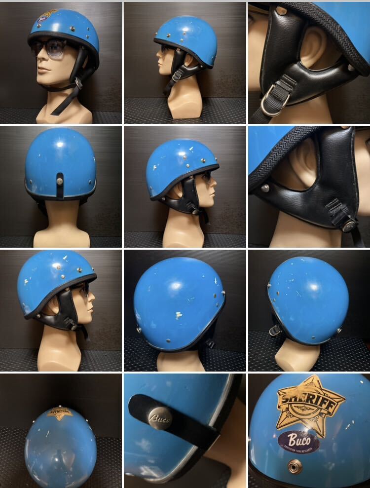  rare police1960 period BUCObkohelmet helmet vintage half 60s protector protector that time thing RT search mchal bell bell500tx Vintage 