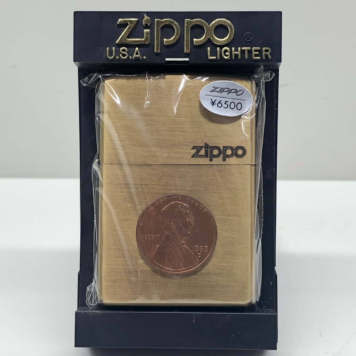 【未使用】リバティコイン IN GOD WE TRUST 1995 ZIPPO ジッポ 喫煙具 コレクション 動作未確認 ケースの画像1