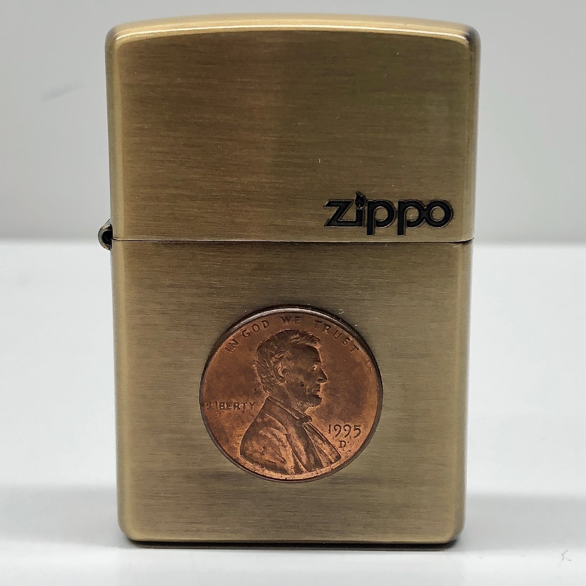 【未使用】リバティコイン IN GOD WE TRUST 1995 ZIPPO ジッポ 喫煙具 コレクション 動作未確認 ケースの画像2