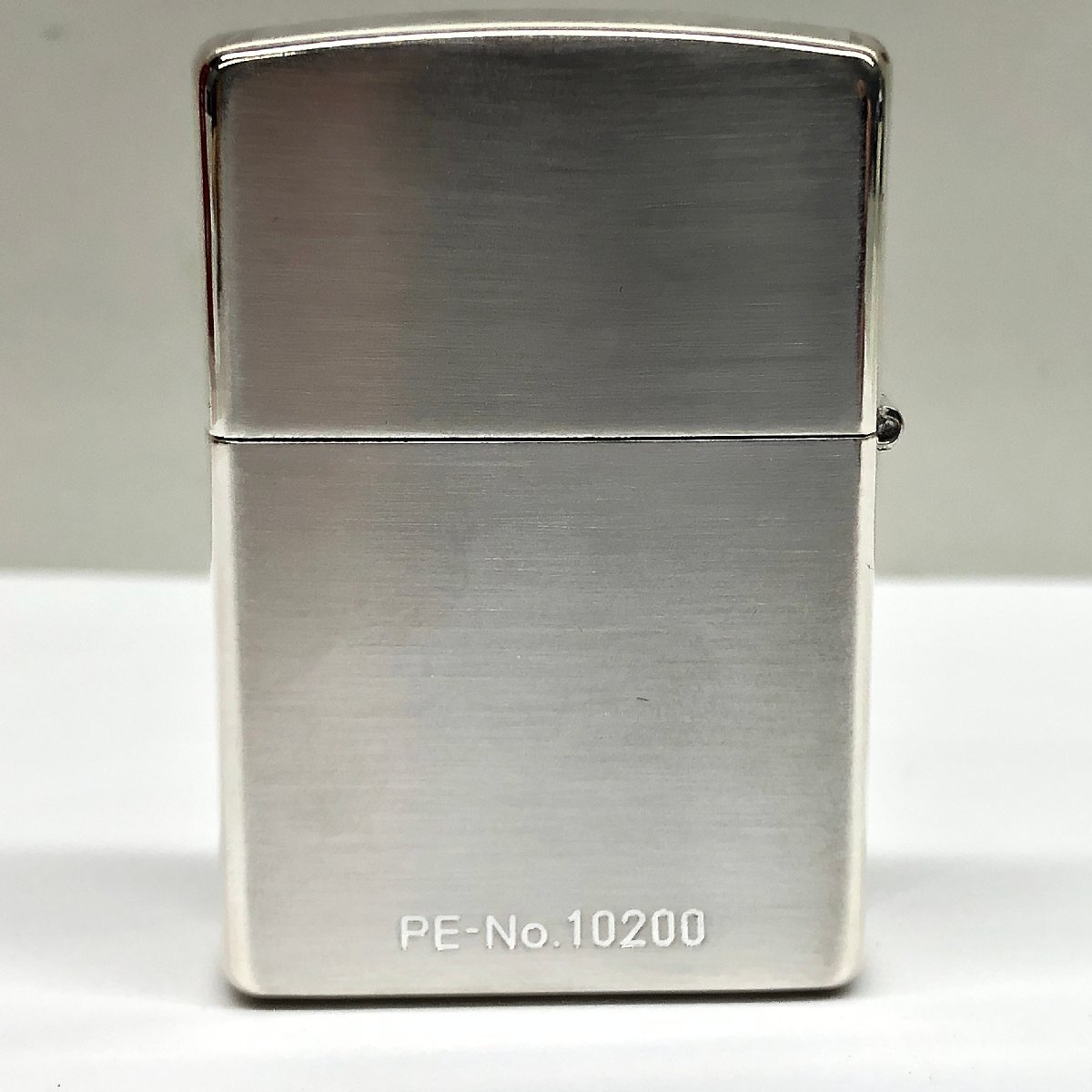 F【未使用】Peace　ピース　ZIPPO　ジッポ　喫煙具 　コレクション　木箱　火花確認済み_画像4