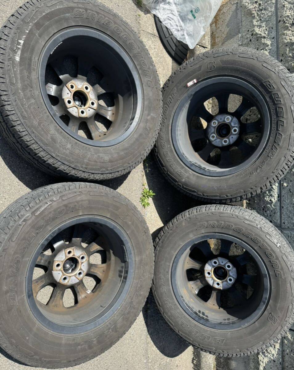 MKWホイール　ブリヂストンタイヤ付き ホワイトレター　225/70R16 pcd 114.3_画像8