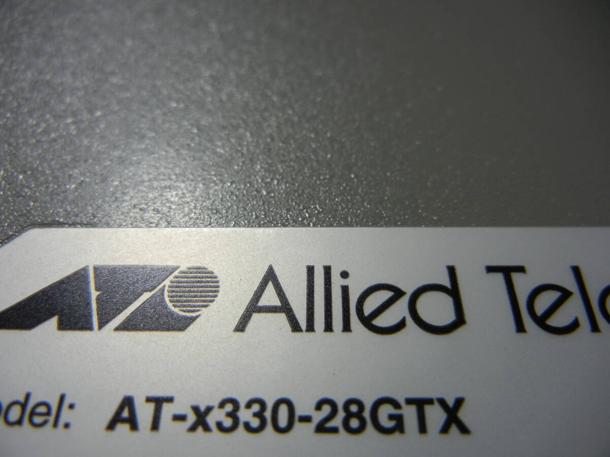《》【中古】Allied Telesis AT-x330-28GTX x330 Series レイヤー3スイッチ 初期化_画像3