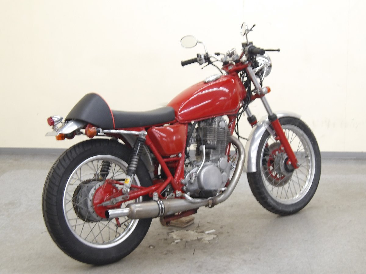 YAMAHA SR500【動画有】ローン可 2J2 フロントディスクブレーキ ビッグシングル カスタム車 カフェレーサー 車体 ヤマハ 売り切り_画像2