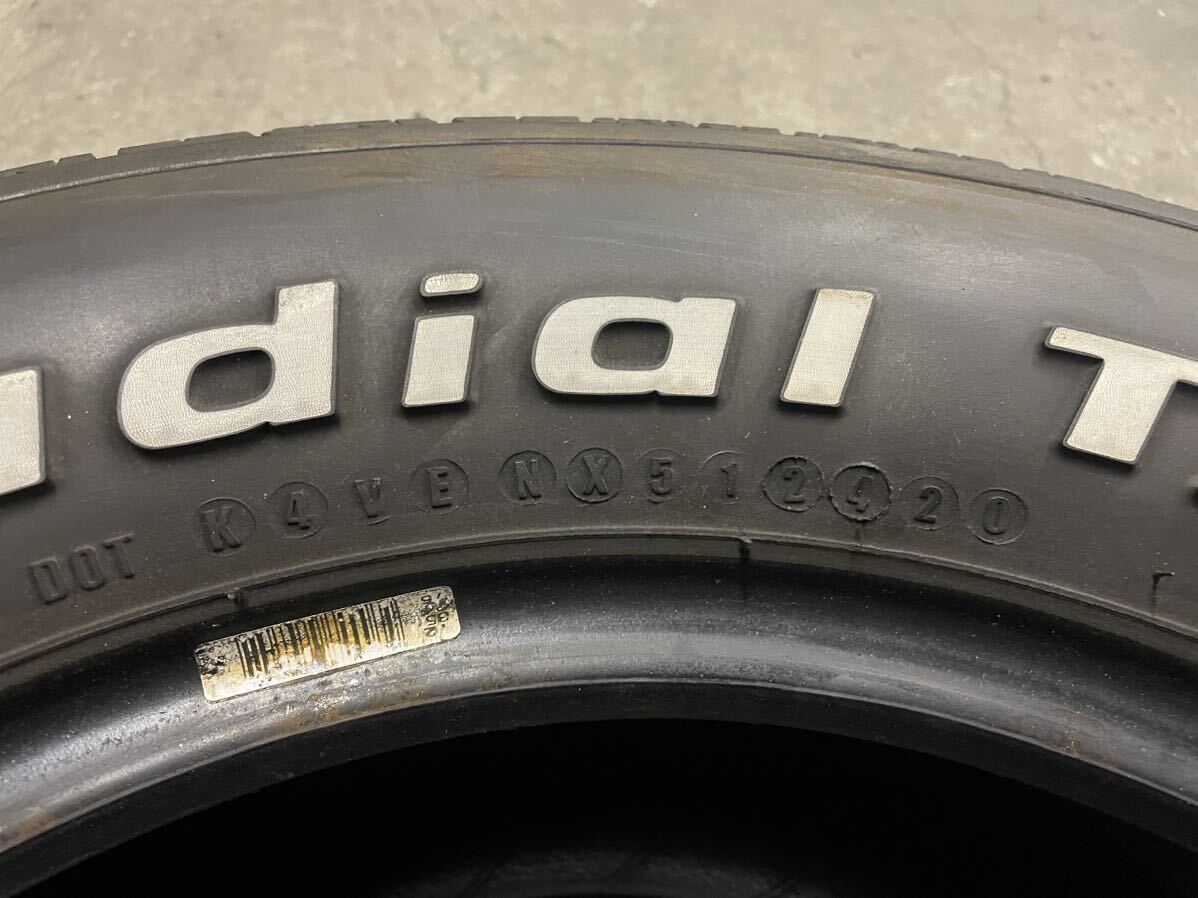 BFグッドリッチ RADIAL T/A 235/60R15 中古 2本 アストロ BF Goodrich ホワイトレター アメ車 USDM ローライダーの画像3