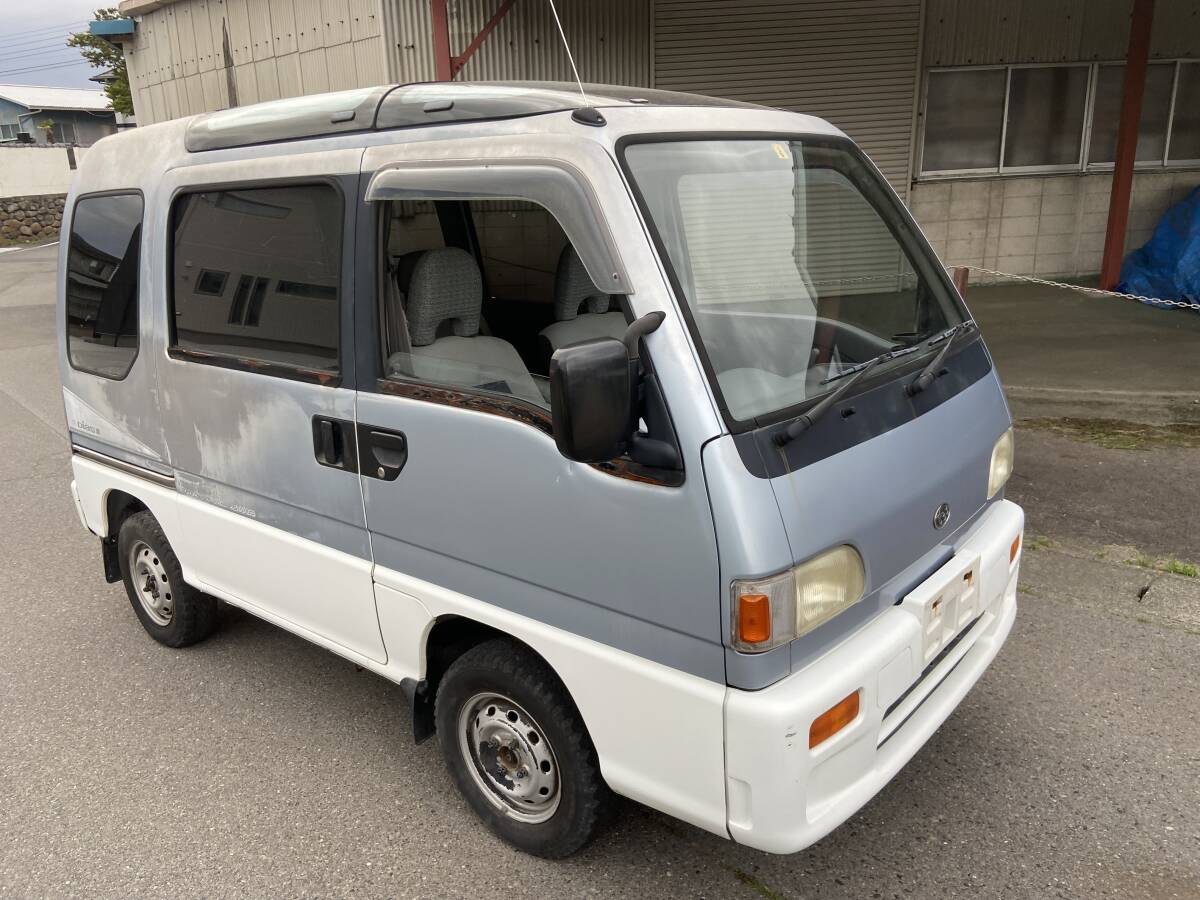 売り切り出品 サンバートライ ディアス2 KV4 スーパーチャージャー 5速車 4WD車 PS エアコン付き 無事故 _画像1