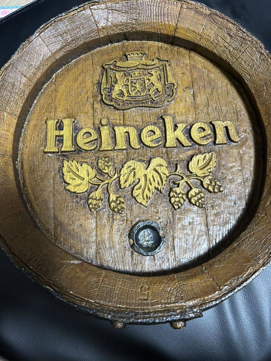 ハイネケン バレルサイン 樽型 看板 インテリア Heineken アメリカン雑貨　ビール　おしゃれ雑貨　BAR_画像1