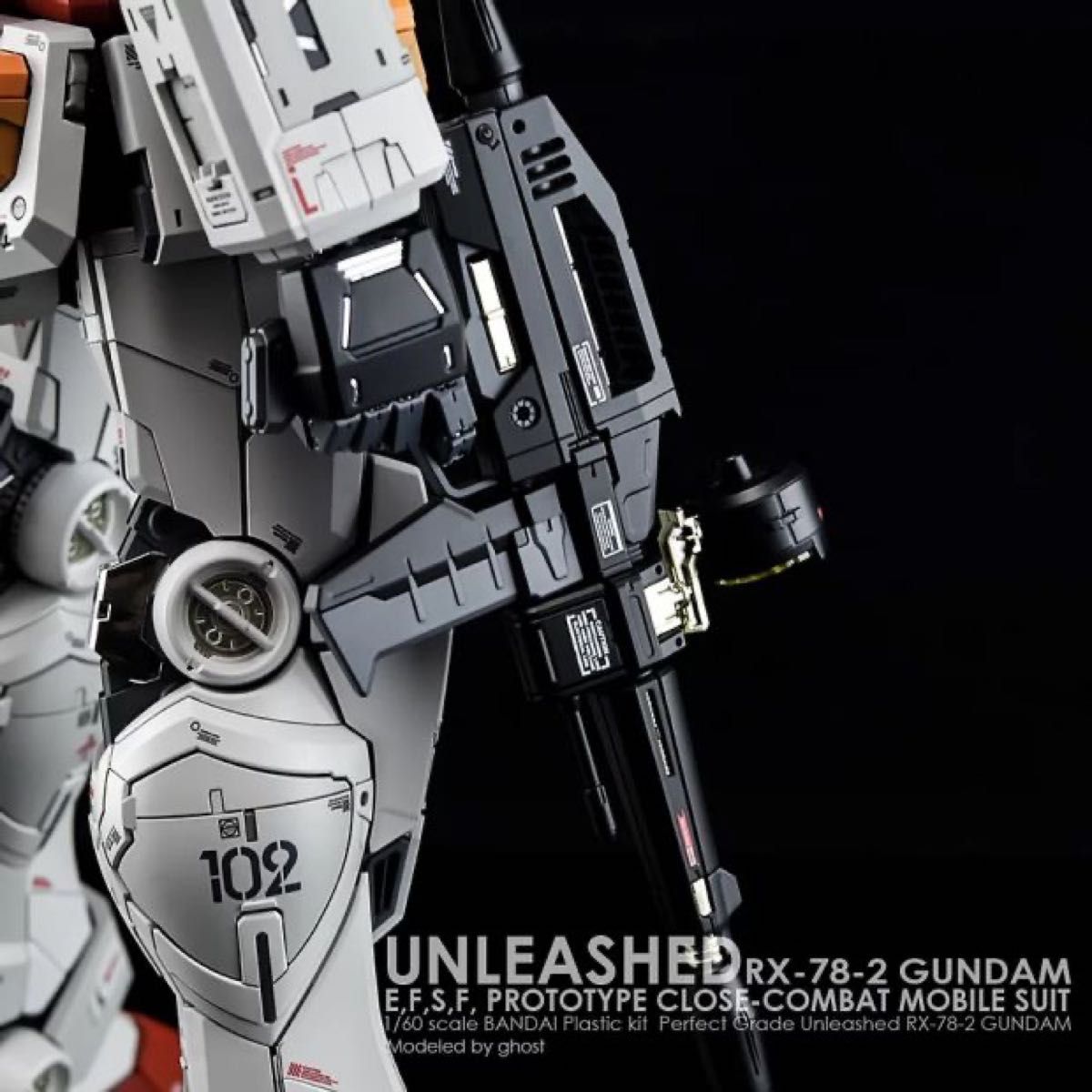 PG UNLEASHED 1/60 RX-78-2 ガンダム用水転写式デカール　炎社製 3枚版