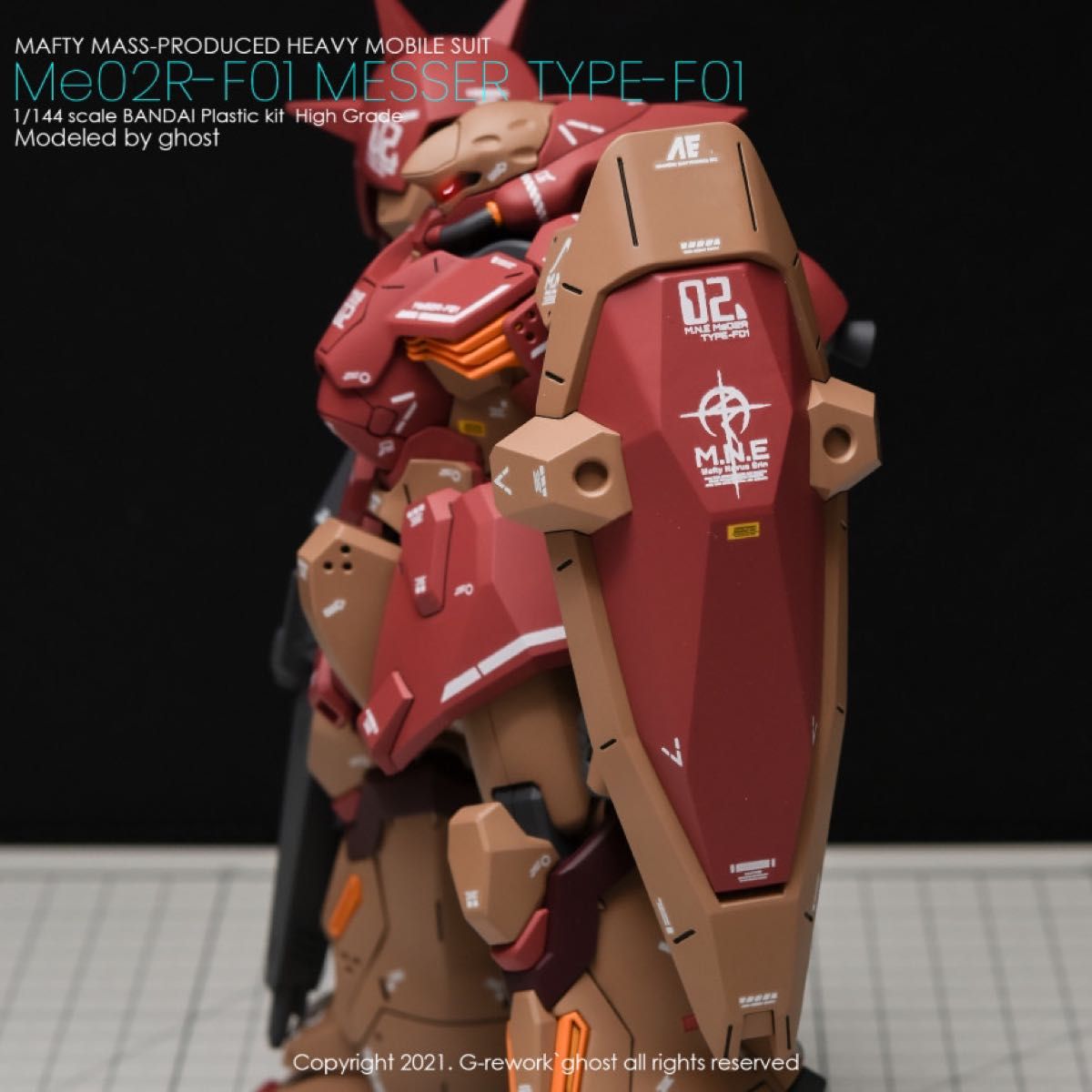 HG 1/144 メッサーF01型 用水転写式デカール他社製　ガンダム　ガンプラ　プラモデル