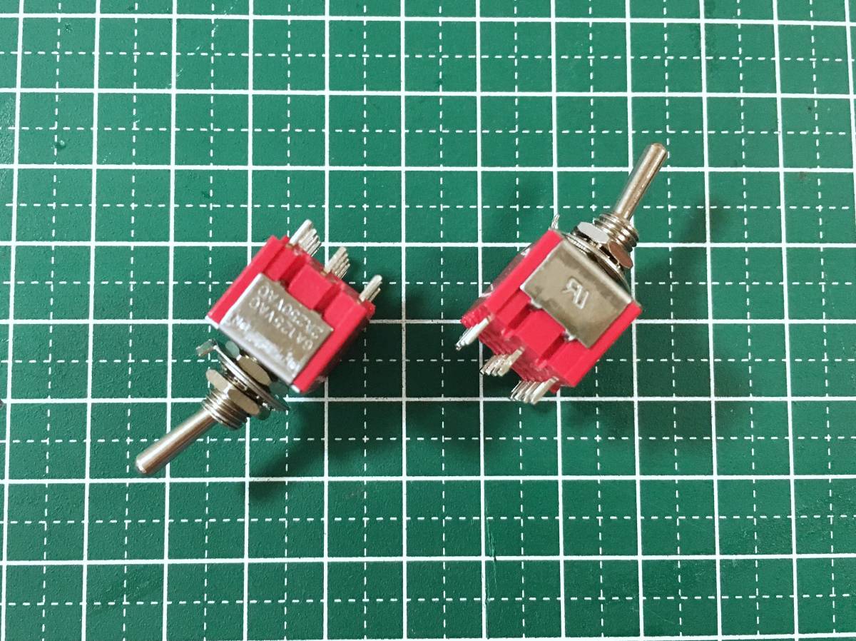 [ new goods ] toggle switch 12 pin 4PDT 4 circuit 2 contact ON-ON 2 position 6A/125VAC 2 piece set _ toggle SW4PDT2pojix2_[ pursuit equipped ]