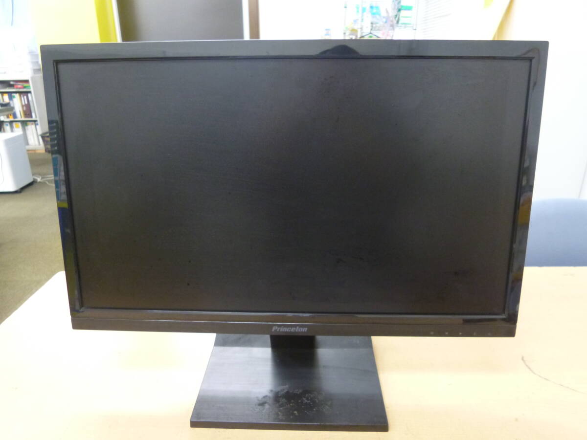 中古(ジャンク品) Princeton/プリンストン 液晶ディスプレイ PTFBKF-22W 21.5V型 [A-302] ◆送料無料(北海道・沖縄・離島は除く)◆_画像1