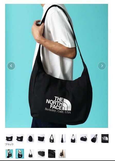 ◆新品◆THE NORTH FACE（ザ・ノースフェイス)【正規品】ショルダーバッグ （ブラック）①の画像2