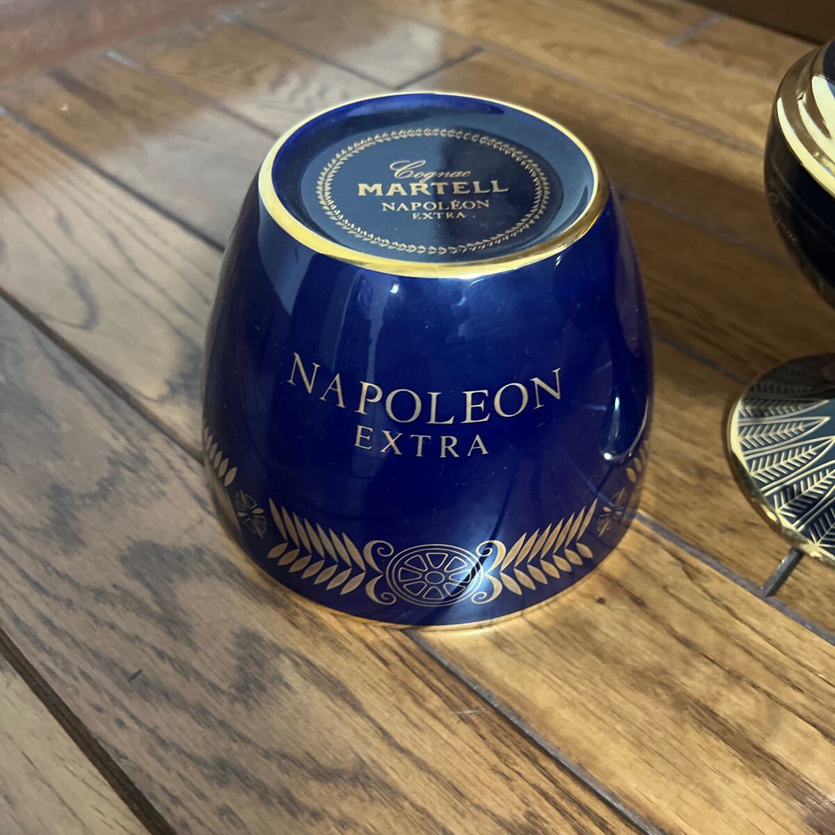 NAPOLEON EXTRA MARTELL Napoleon extra Martell cognac empty bin 