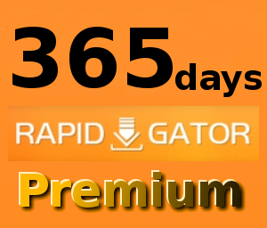【自動送信】Rapidgator 公式プレミアムクーポン 365日間 初心者サポートの画像1