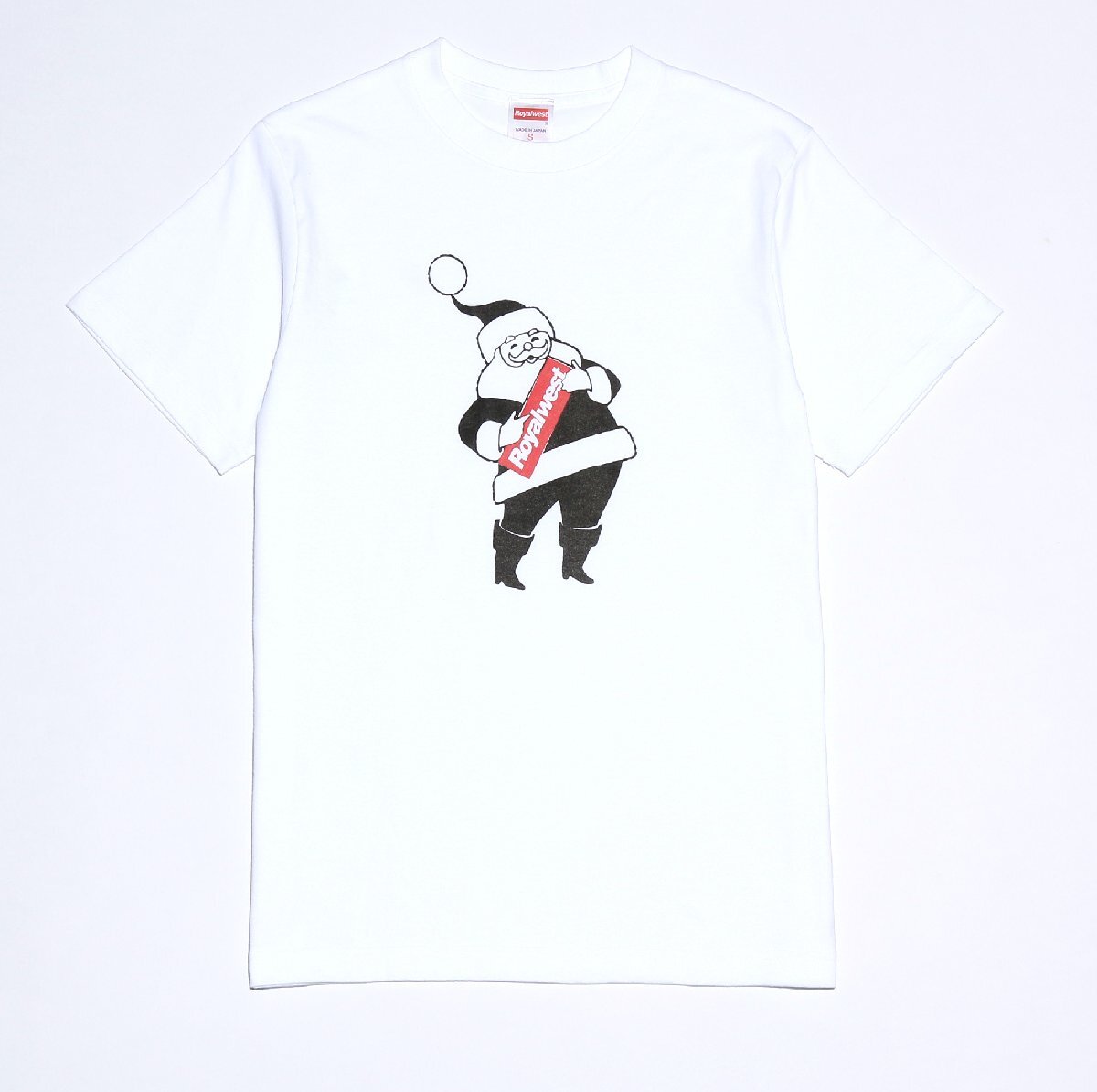 1円～ 1スタ Royalwest ロイヤルウエスト Tシャツ 半袖 S/S Santa Claus サンタ SUPREME元ネタ TEE CALIFORNIA メンズ ショートスリーブ S_画像2