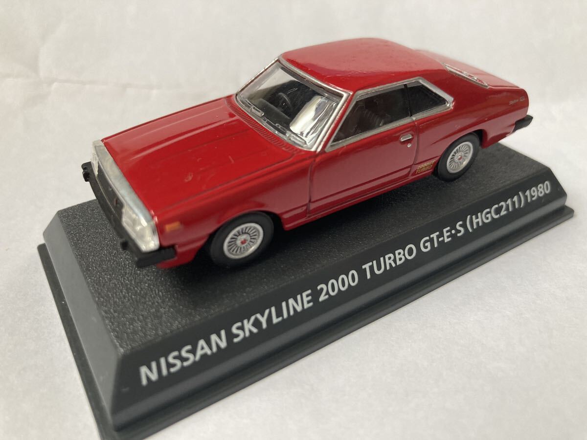  Konami out of print famous car Nissan Skyline 2000 turbo GT-ES red ( other . exhibiting )