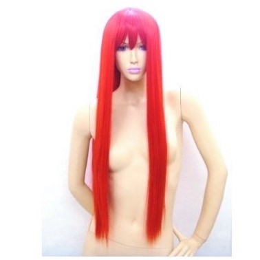  костюмированная игра парик длинный распорка волосы - жаростойкий шерсть gt-80 красный ( красный ) парик Halo we nkomike аниме герой 