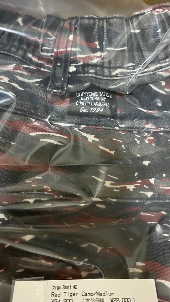 【新品未使用】Supreme Cargo Short (24SS)Red Tiger Camo