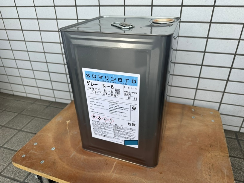関西ペイントマリン◆SDマリンBTD グレーN-6 油性塗料◆20kg 2024年3月_画像1