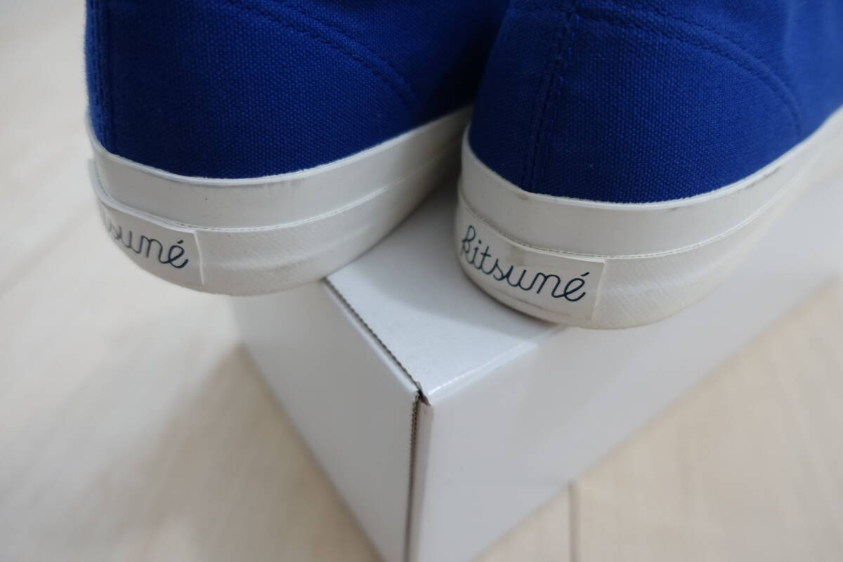 【値下げ可/新品/訳あり】MAISON KITSUNE/キツネ★スニーカー/シューズ/靴★KMA-4450-C★BLUE/ブルー/青★EUR44/US10.0/28.0cm★21Q3J_画像9