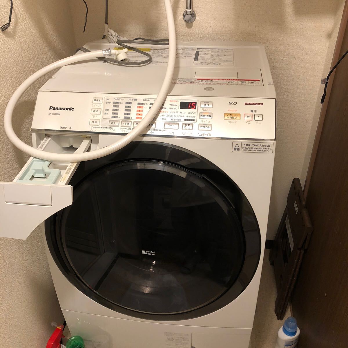 美品　Panasonic パナソニック NA-VX3600L ドラム式洗濯乾燥機　2016年製 左開き_画像1