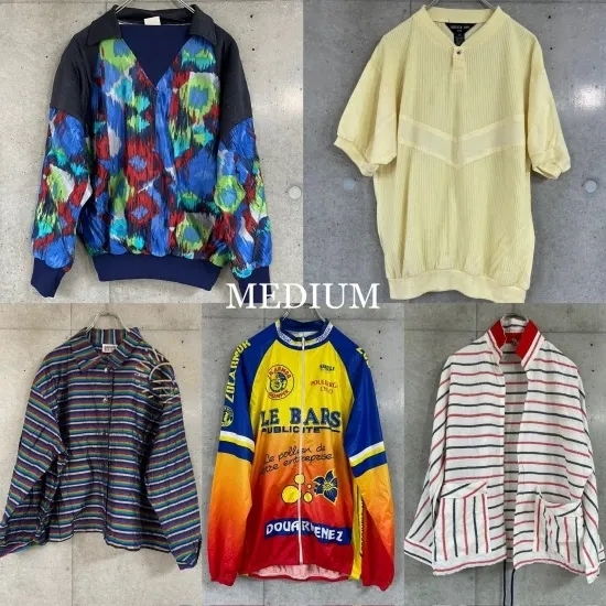 15着 トップスMIX Men's M~L ユーロ古着 US古着 検品済 SRC古着卸 セット まとめ売り 仕入れ 卸売り_画像1