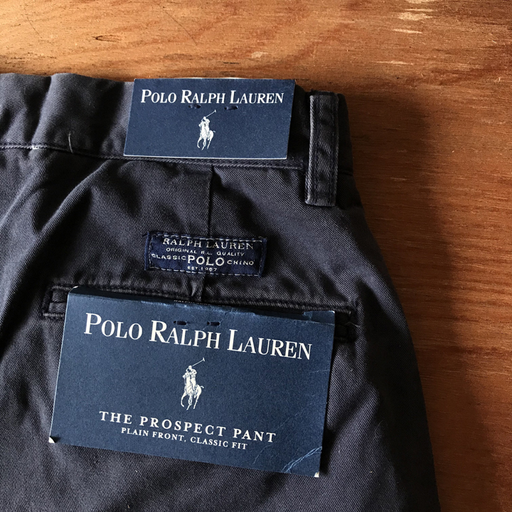 未使用 polo ralph lauren チノパン ネイビー W31 ミリタリー パンツ USA ラルフローレン デッドストック フェード PROSPECT PANT ポロチノ_画像6