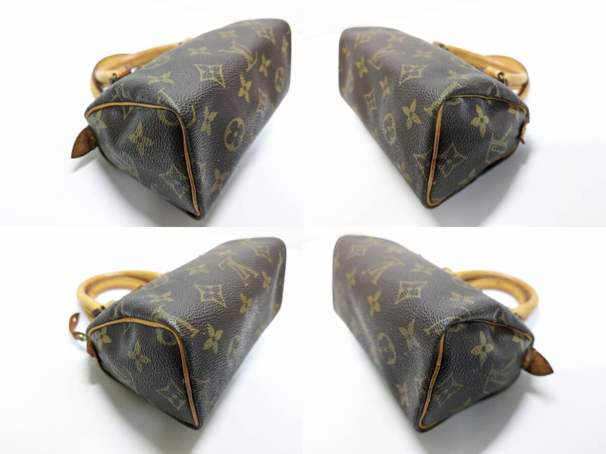 ☆LOUIS VUITTON/ルイ ヴィトン モノグラム ミニスピーディ ハンドバッグ M41534 ヴィンテージ スト有☆_画像3