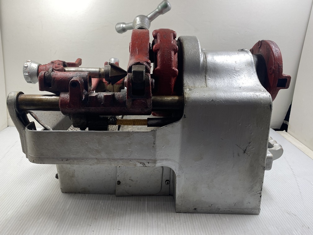 【中古現状品】ダイヘッド3個付き レッキス パイプマシン ネジ切り機 N40A3 REX pipe machine ○YR-17246○_画像9