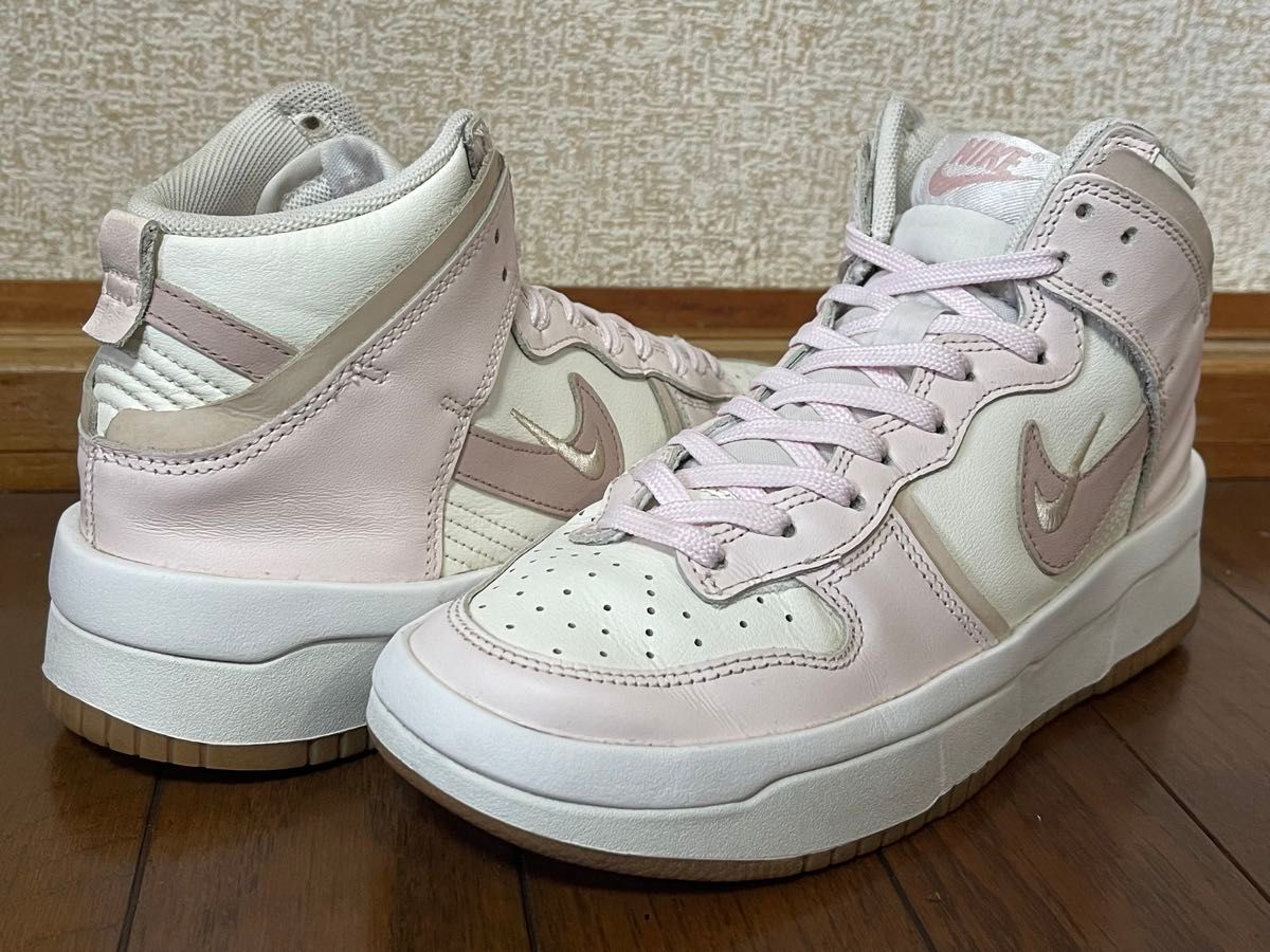 NIKE WMNS DUNK HIGH UP "OXFORD PINK" 23.5cm