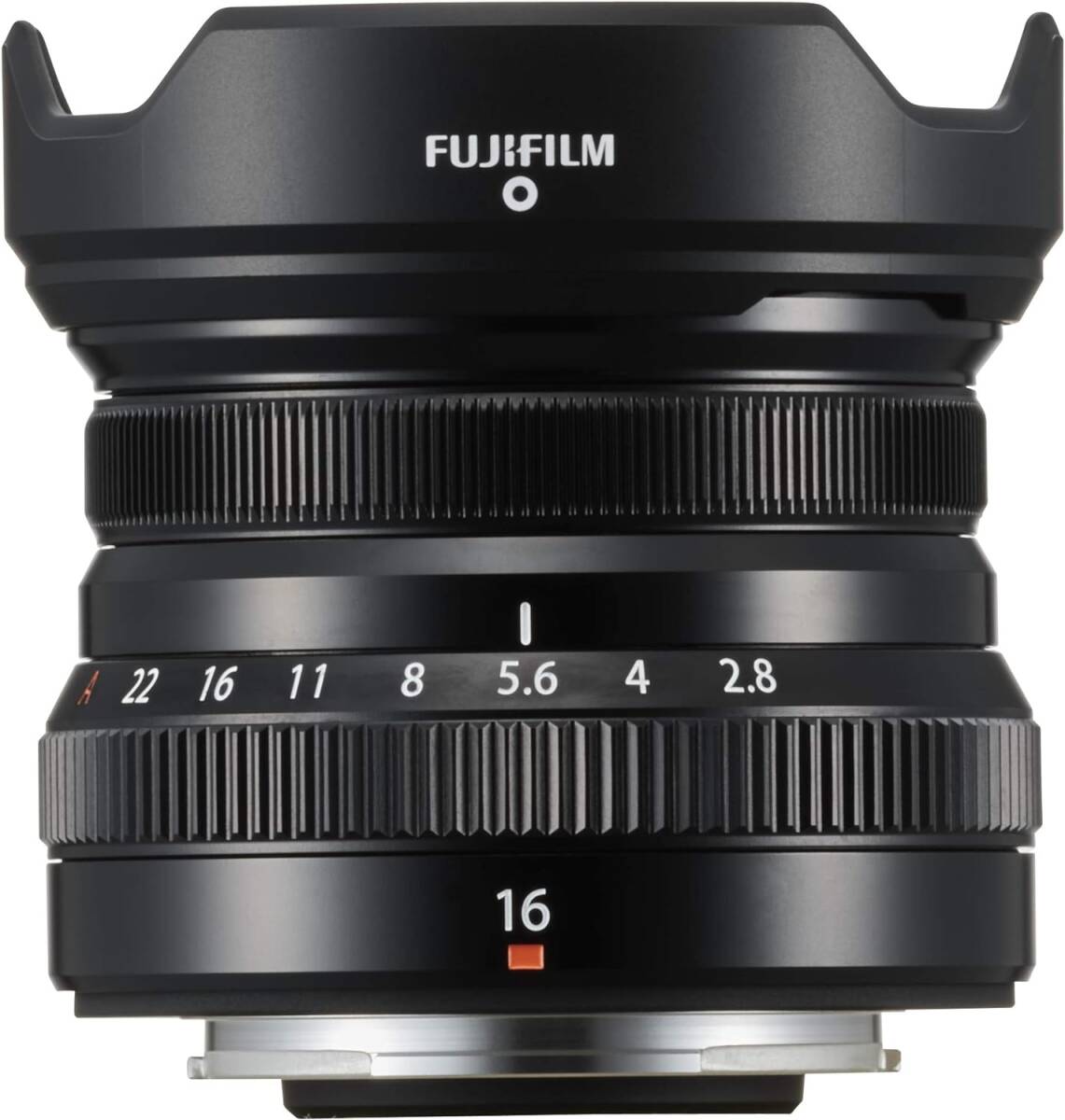 【未開封新品】富士フイルム(FUJIFILM) X 交換レンズ フジノン 単焦点 広角 16mm F2.8 絞りリング ブラック F XF16MMF2.8 R WR B_画像2