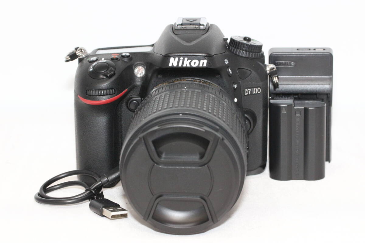【美品】ニコン Nikon D7100+18-140mm VR レンズキット デジタル一眼レフ カメラ 中古　動作確認済_画像1