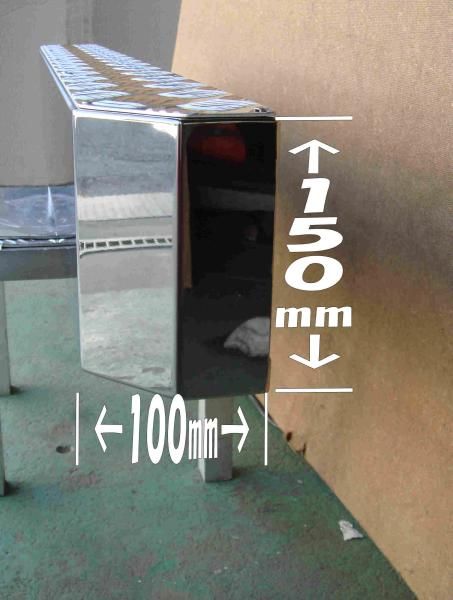 * specular grinding 600 number stainless steel rear bumper length 1400 millimeter * grinding 600 number . grade up did.