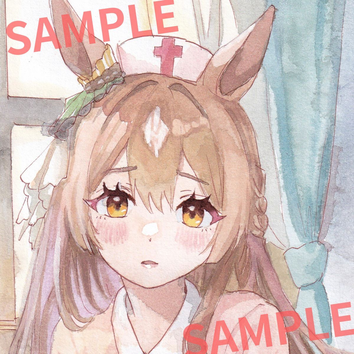 Yahoo!オークション - 手描きイラスト ウマ娘 サトノ