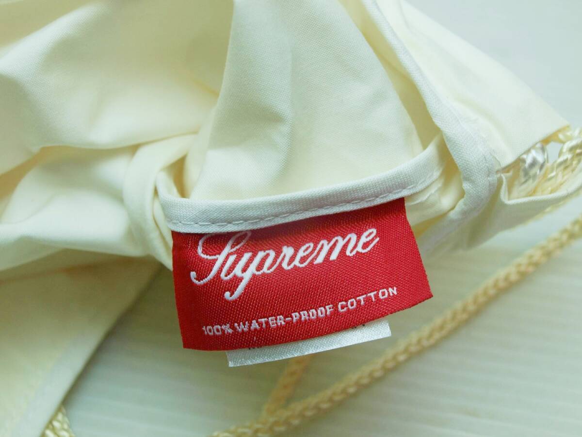 Supreme シュプリーム Drawstring Bag White ドローストリング バッグ 巾着袋 ホワイト 白 Box logo ボックスロゴ 新品未使用品 難あり_画像3