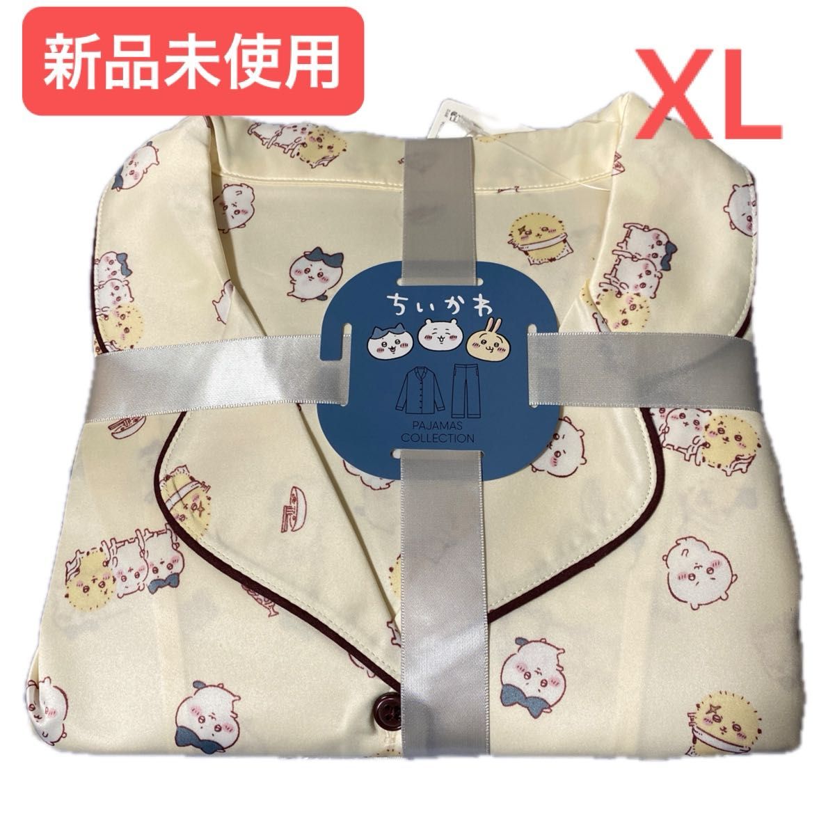 C新品未使用 送料込み ちいかわ GU サテンパジャマ XL 長袖 C新品未使用 送料込み ちいかわ GU サテンパジャマ XL 長袖