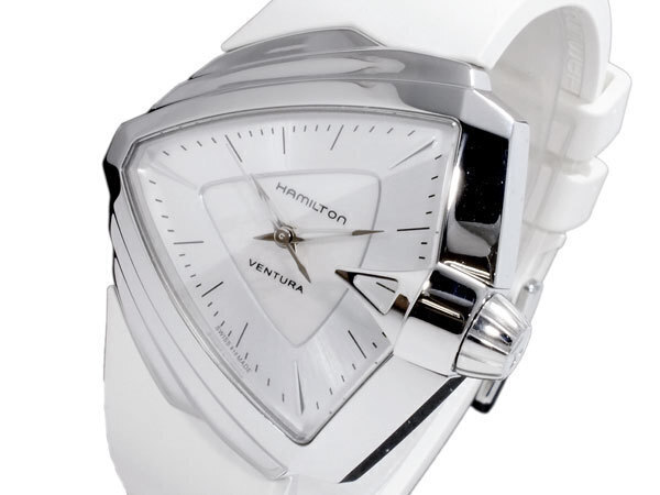 【新品】ハミルトン HAMILTON ベンチュラ クオーツ レディース 腕時計 H24251391 ホワイトシェル