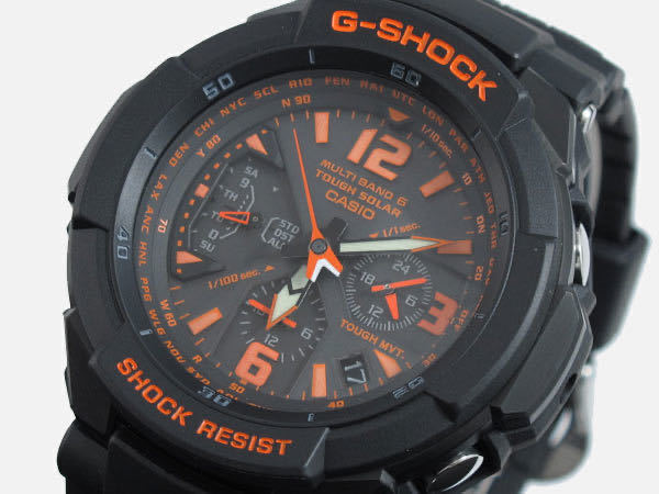 【新品】カシオ CASIO Gショック G-SHOCK スカイコックピット 電波 腕時計 GW-3000B-1A ブラック_画像2