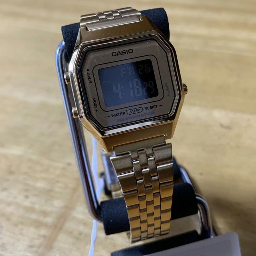 【新品・箱なし】カシオ CASIO 腕時計 メンズ レディース LA680WGA-9B クォーツ ゴールド