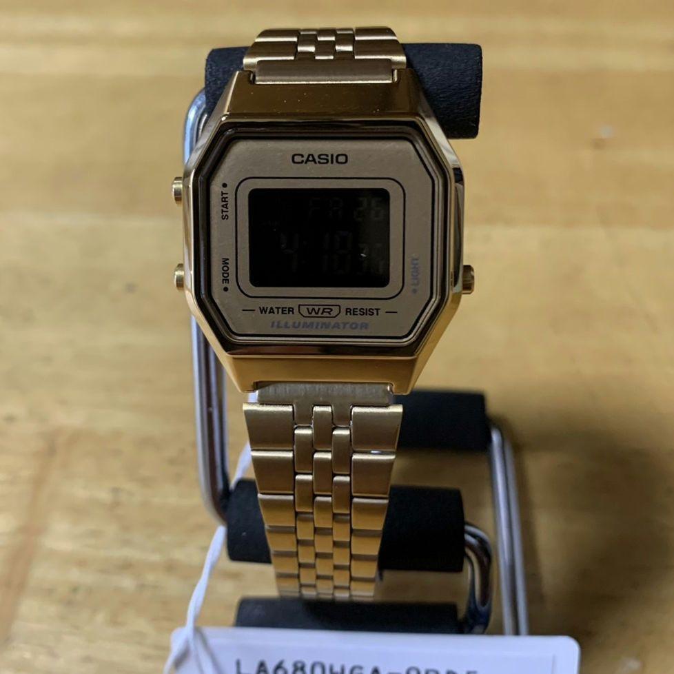 【新品・箱なし】カシオ CASIO 腕時計 メンズ レディース LA680WGA-9B クォーツ ゴールド