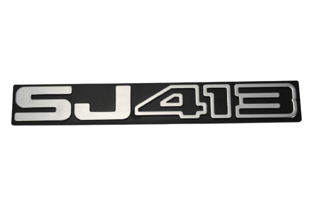【スズキ純正】 海外仕様 SJ413 サイド フェンダー エンブレム 2個 77815-83001 ジムニー SJ30 SJ40 JA51 JA71 JA11 JA12_画像3