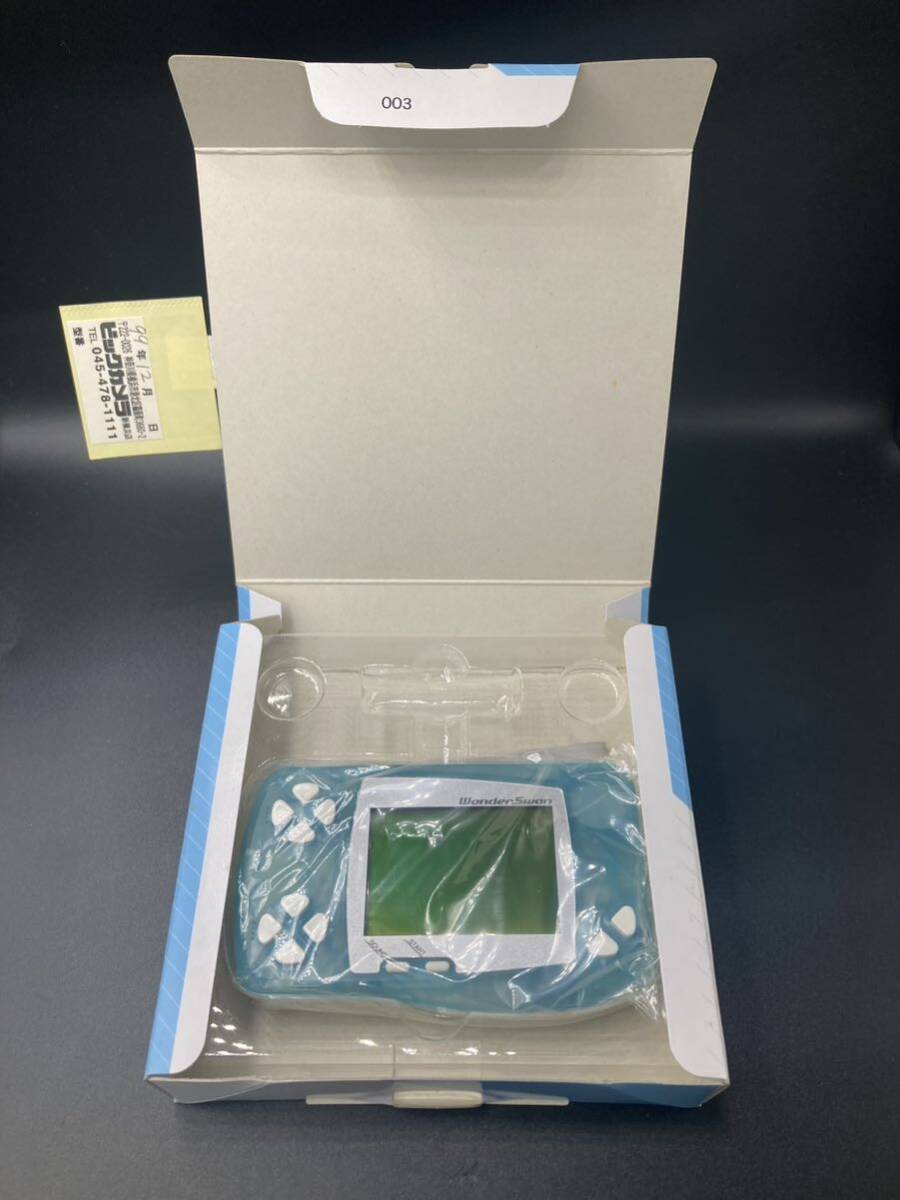 WonderSwan ワンダースワン BANDAI バンダイ ソーダブルー　ツートン　本体　ゲーム_画像3