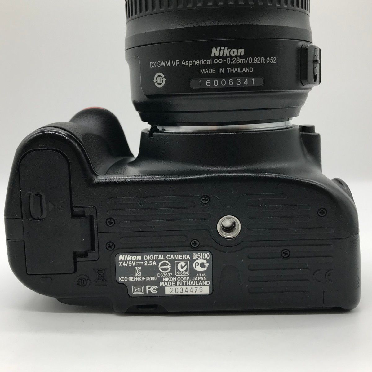 スマホ転送OK!! Nikon ニコン 一眼レフカメラ D5100 標準レンズセット #1426