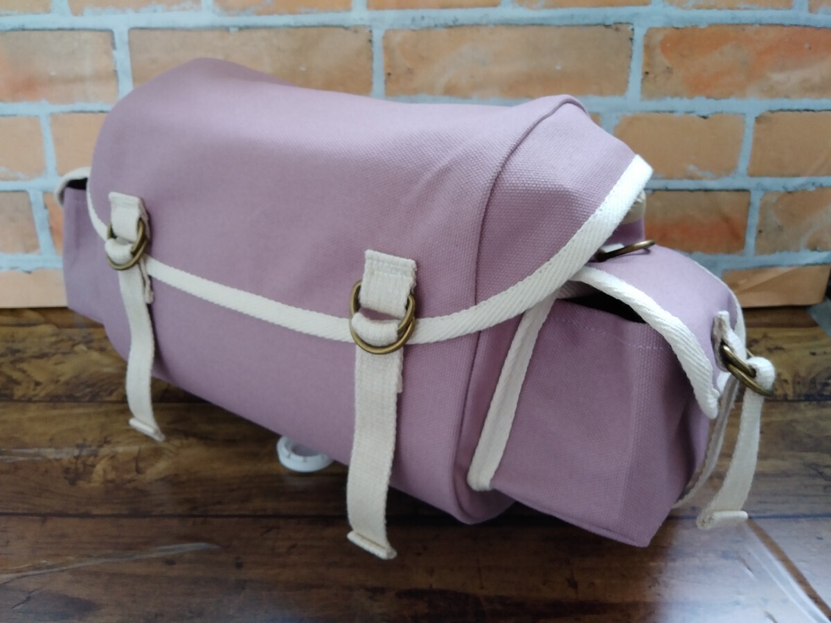  hand made saddle-bag canvas canvas sombreness lavender 