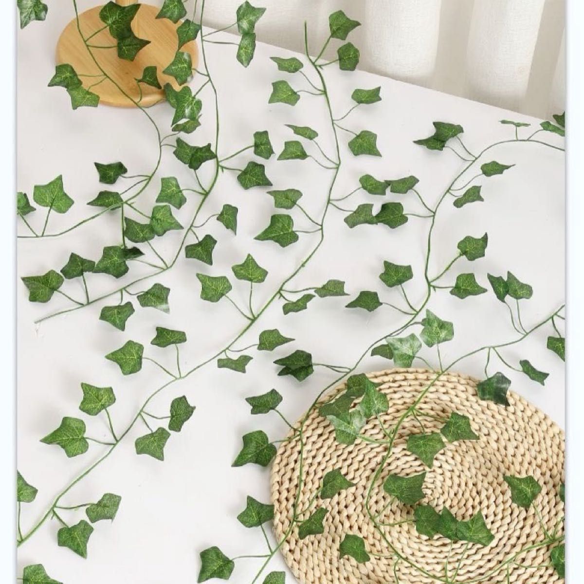 インテリア フェイクグリーン アイビー 造花 4本セット  アイビー造花  人工観葉植物 おしゃれ 緑のある暮らし 