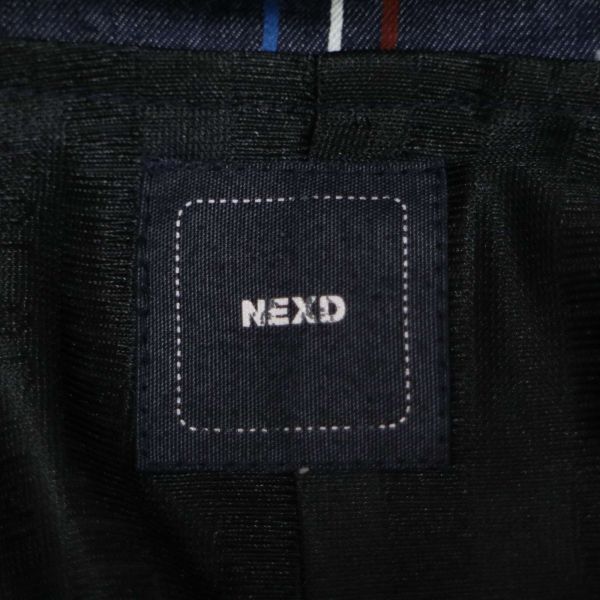 NEXD ネクスド 通年 チェック柄 フーディー ジャケット Sz.S　メンズ　E4T00838_4#O_画像5