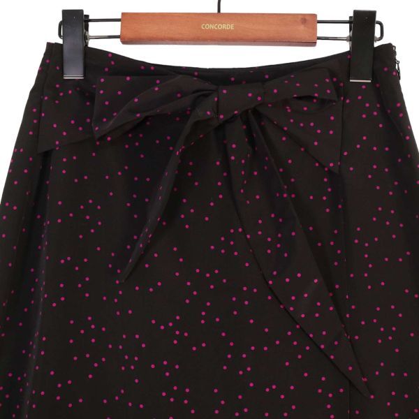 Rouge vif rouge vif through year total pattern * trapezoid skirt Sz.36 lady's made in Japan E4B00273_5#R
