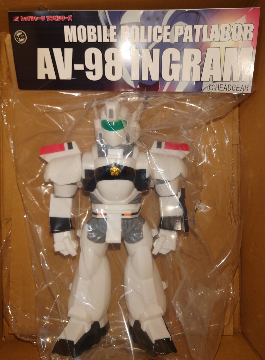 【新品】 レッドシャーク イングラム 機動警察 パトレイバー ソフビ フィギュア RED SHARK PATLABOR sofvi INGRAM ホビラン　ワンフェス_画像2